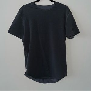 Bylt Basics Lux Grey striped shirt size medium like new condition